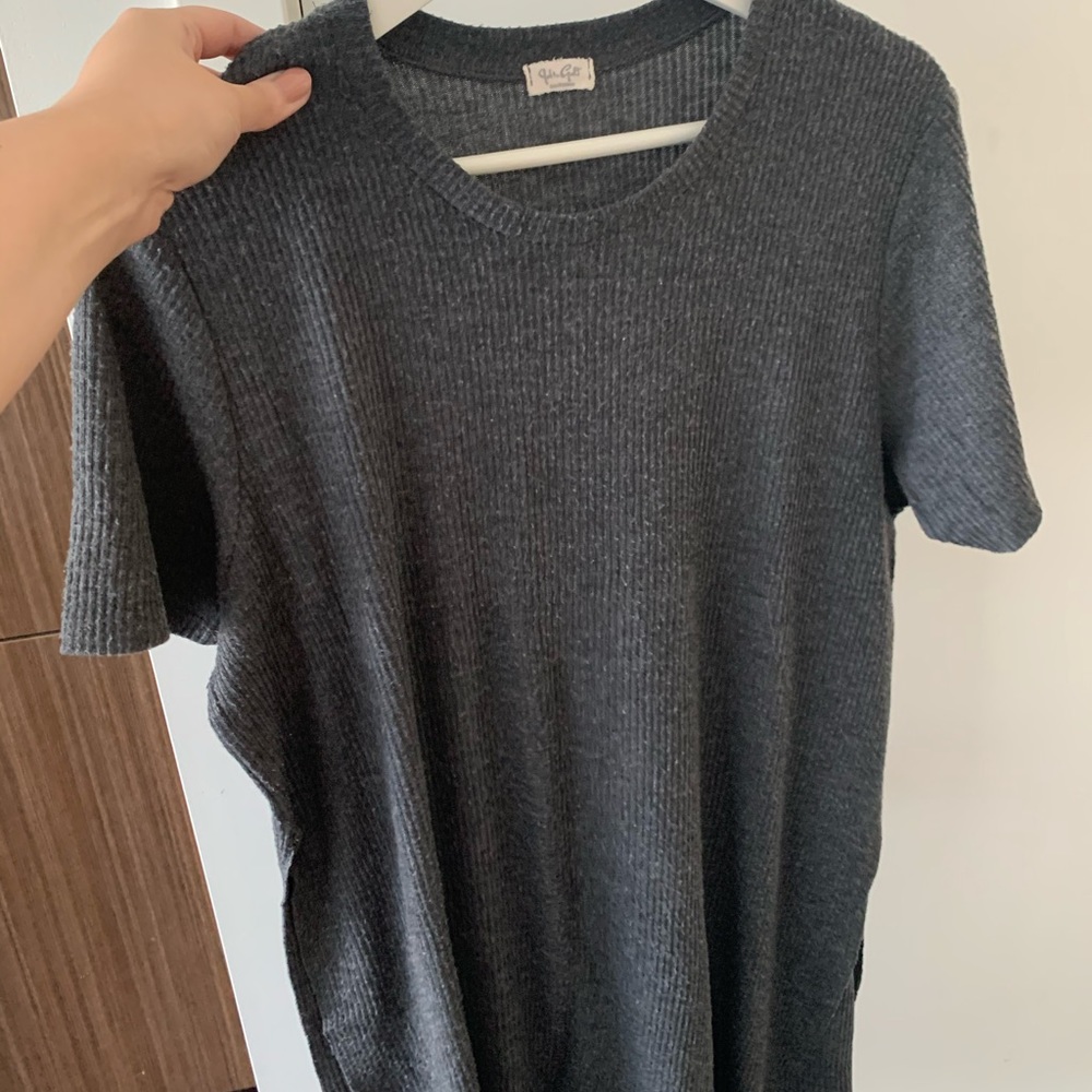 Brandy Melville long t-shirt with slits
